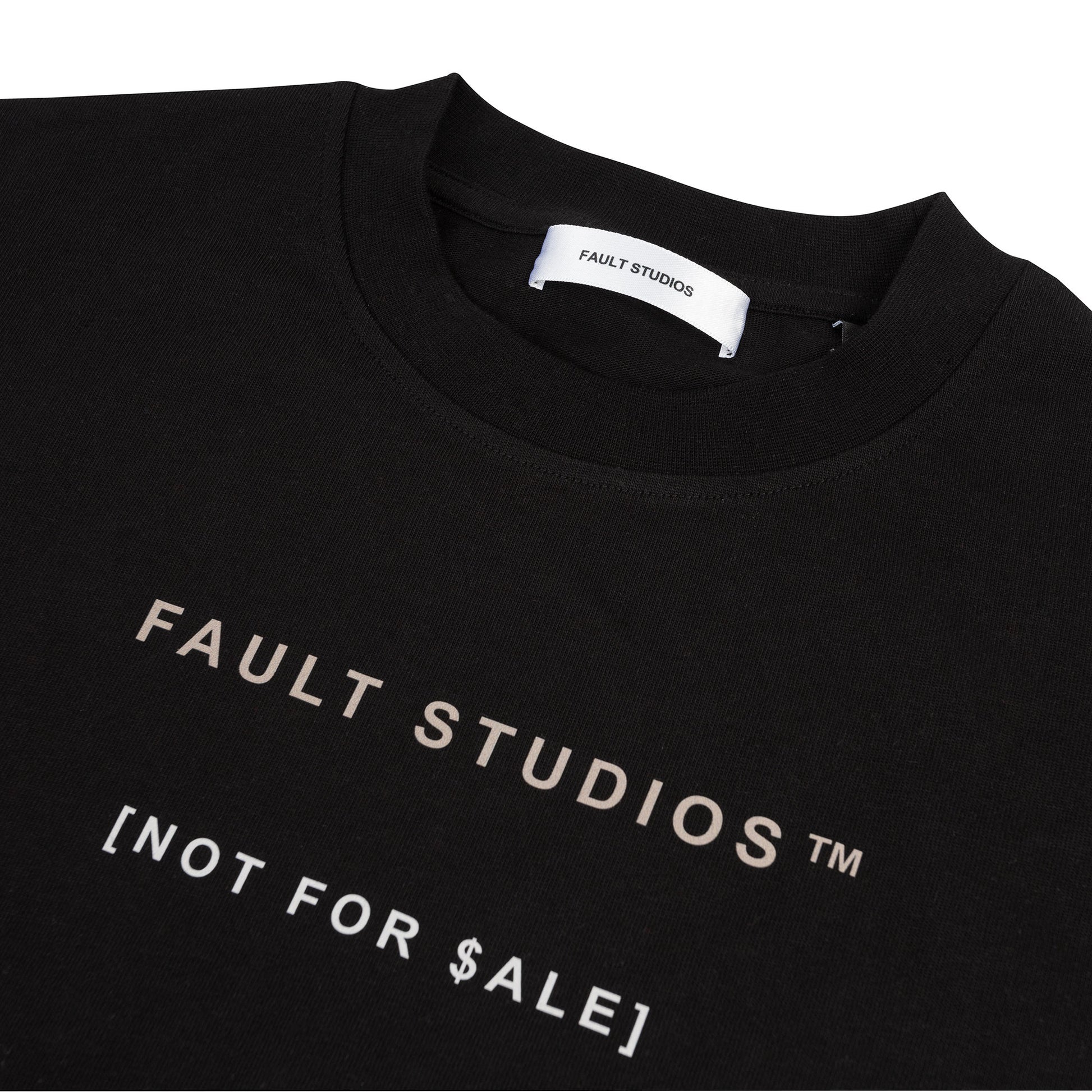 Not For Sale Tee | Black Oversized Tee | Antinous Print